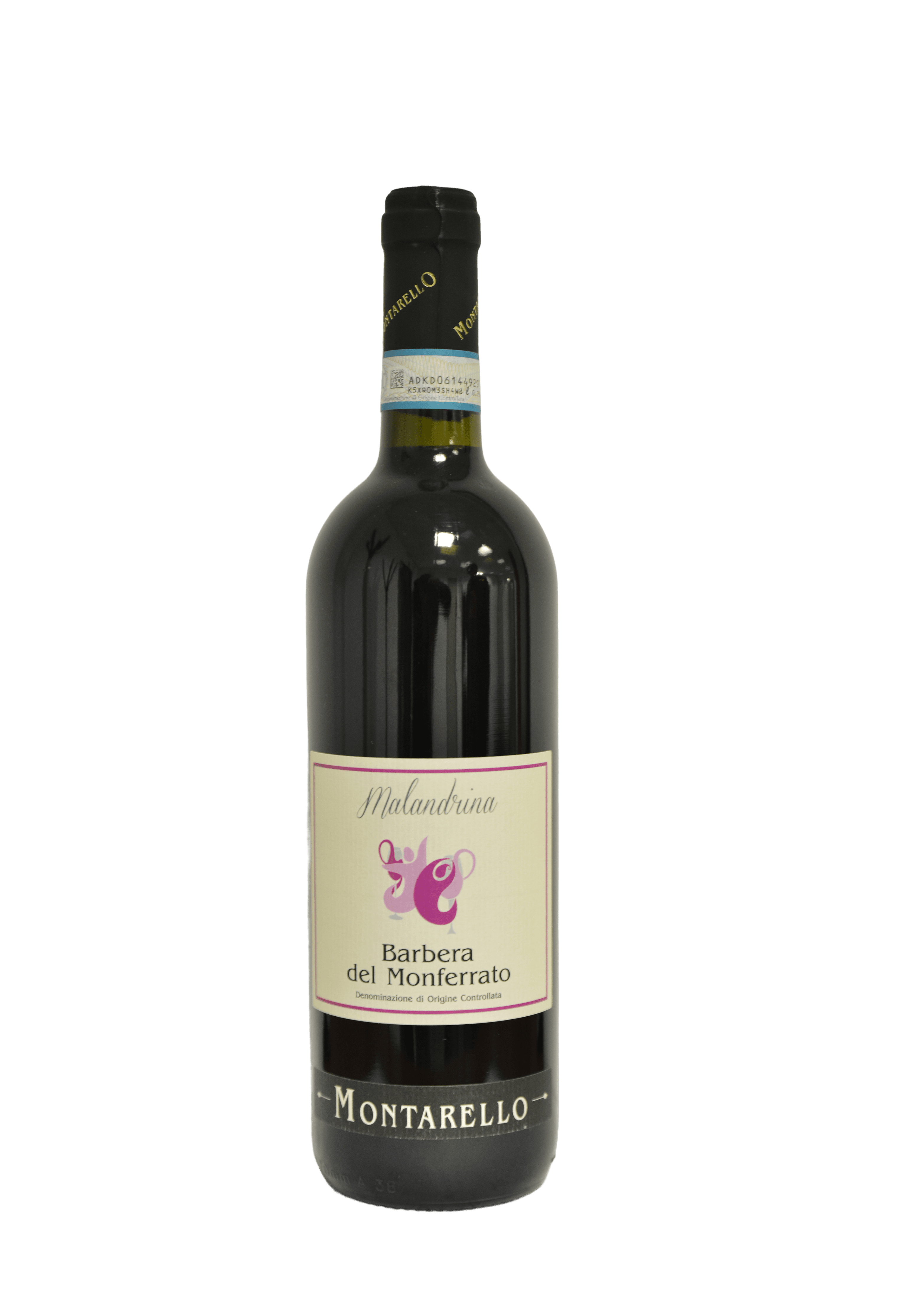 Bottiglia di Barbera del Monferrato DOC — Cantina Montarello