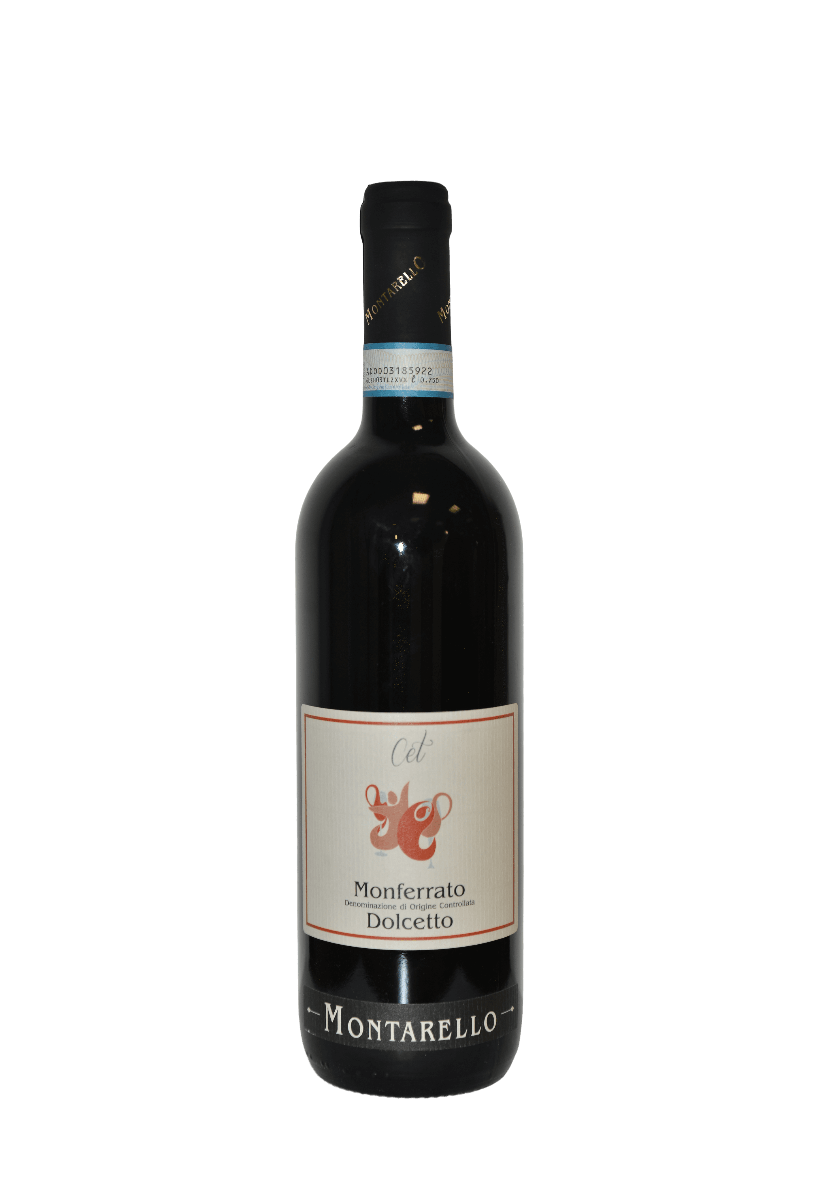 Bottiglia di Monferrato Dolcetto DOC — Cantina Montarello