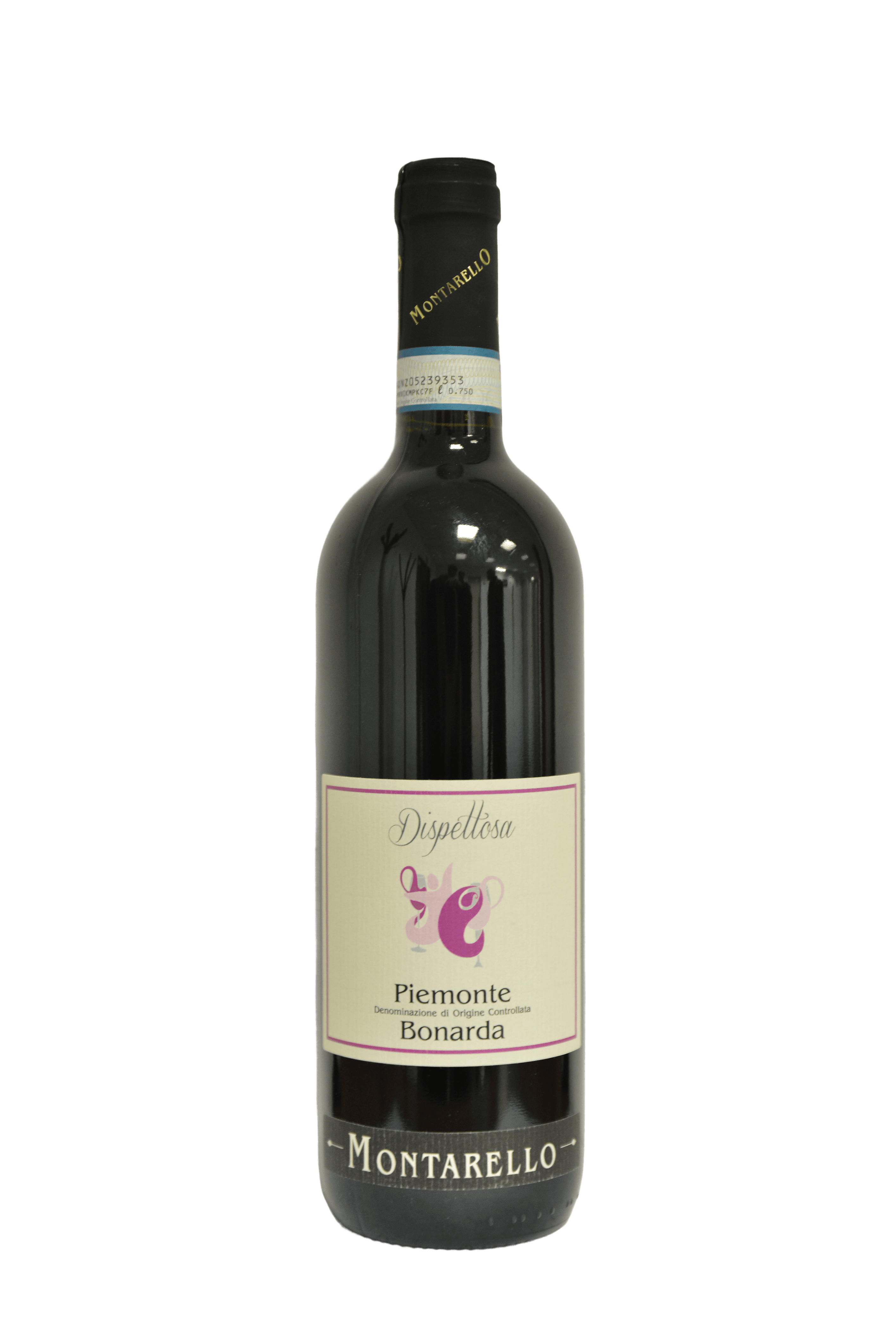 Bottiglia di Piemonte Bonarda DOC — Cantina Montarello